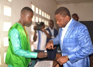 Faure Gnassingbé a voté à Pya