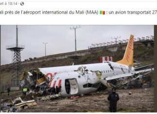 Faux : cette photo de crash d’avion n’a pas été prise au Mali